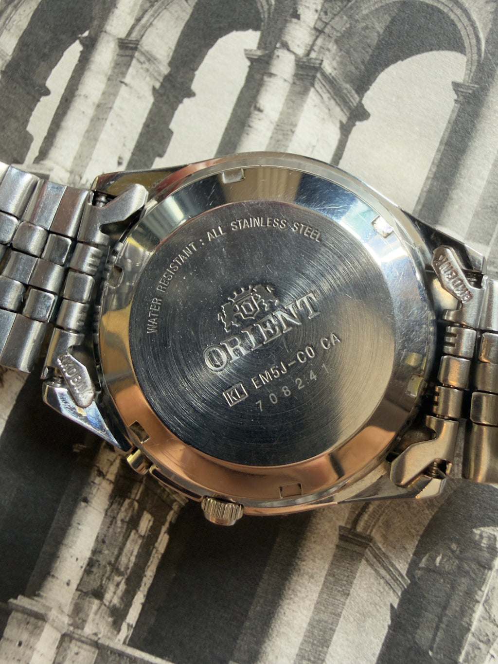 Orient 3 Star EMJ43-00 | Cream Sunburst Dial | Pointer Day Display | Automatic | 1997