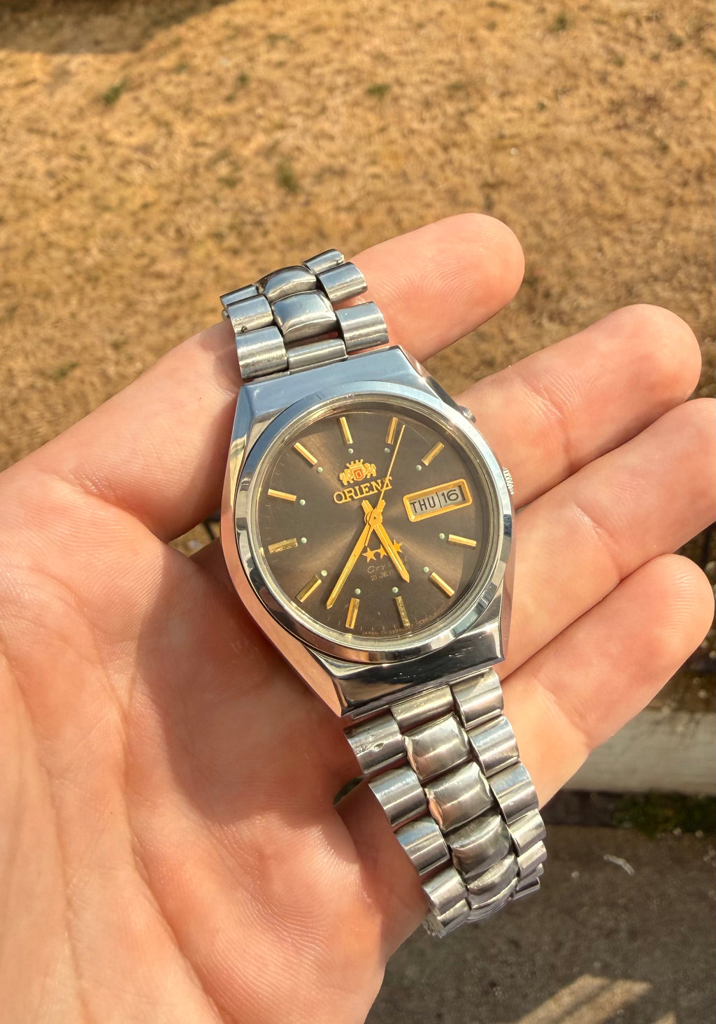 Orient Three Star 469WA1-71 CA |  Original Chocolate Sunburst Dial | Automatic | 1980