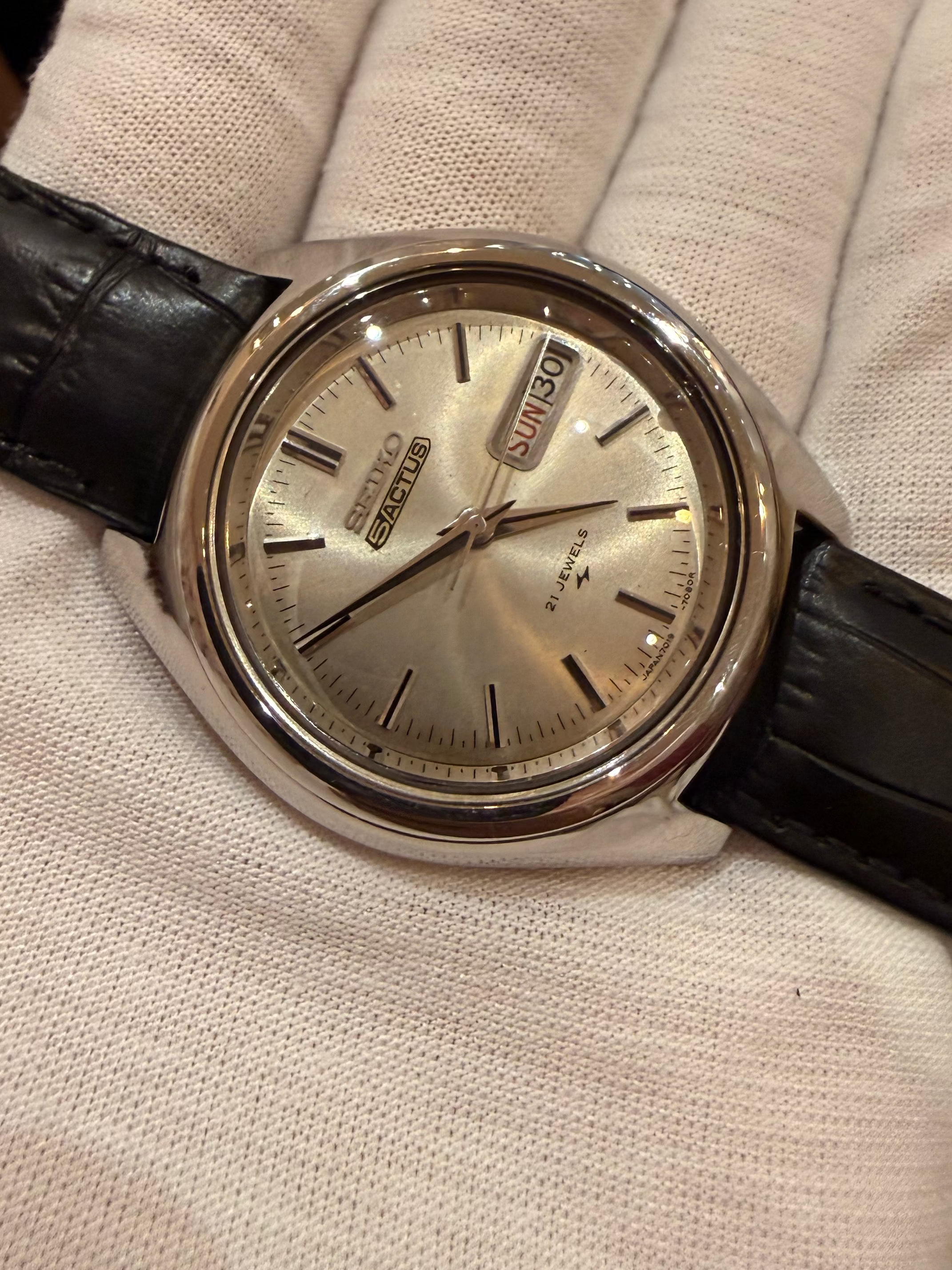 Seiko 5 Actus 7019-7060 | Silver Sunburst Dial | JDM Automatic | 1975
