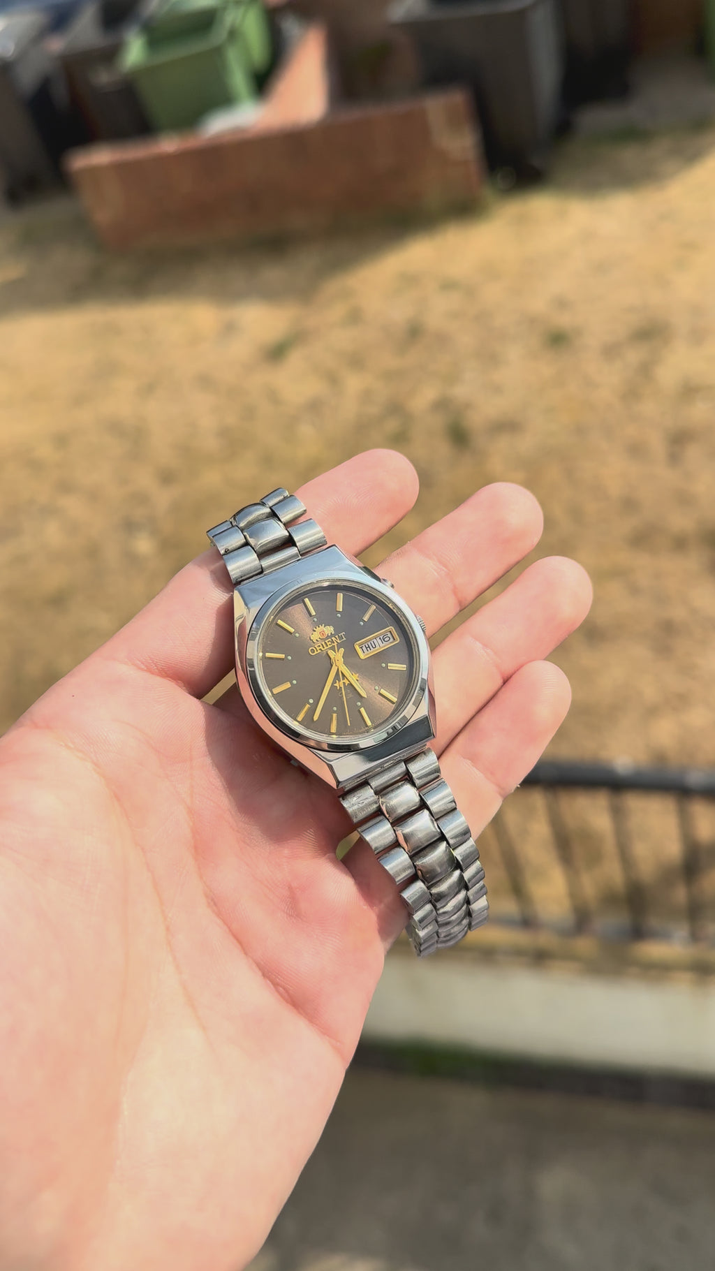 Orient Three Star | 469WA1-71CA | Chocolate Sunburst Dial | Circa 1980s