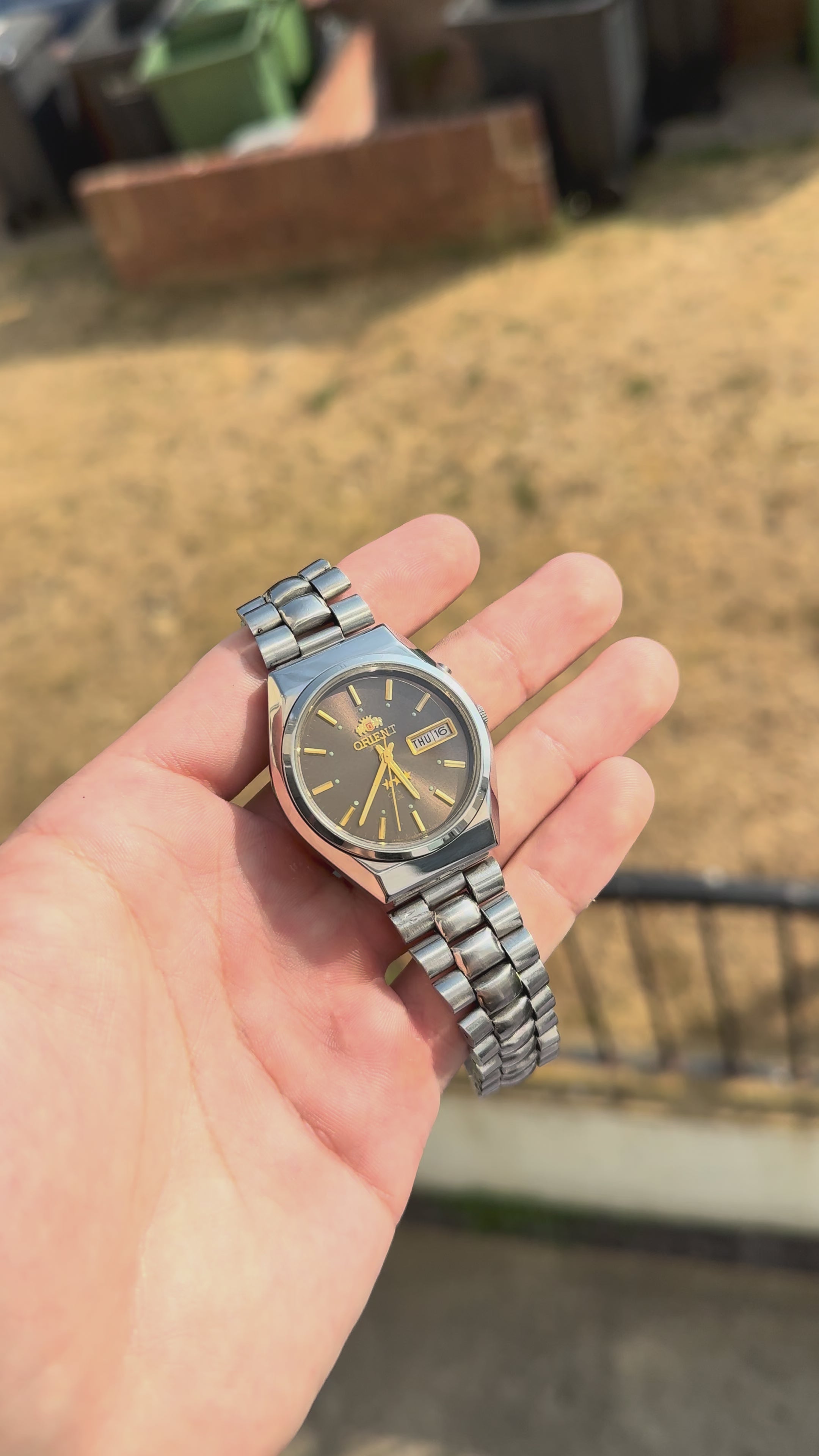 Orient Three Star | 469WA1-71CA | Chocolate Sunburst Dial | Circa 1980s